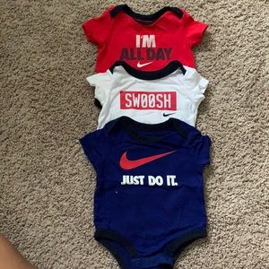 3 piece Nike Onsies